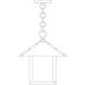 Timber Ridge 1 Light 12 inch Mission Brown Pendant Ceiling Light in Clear Seedy