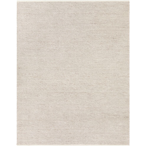 Azalea 120 X 96 inch Off-White/Charcoal Handmade Rug in 8 x 10, Rectangle