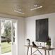 Copenhagen 2 Light 5.13 inch Brushed Nickel Semi-Flush Ceiling Light