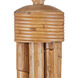 Samsara 6 Light 31.5 inch Natural/Saddle Tan Chandelier Ceiling Light, Small