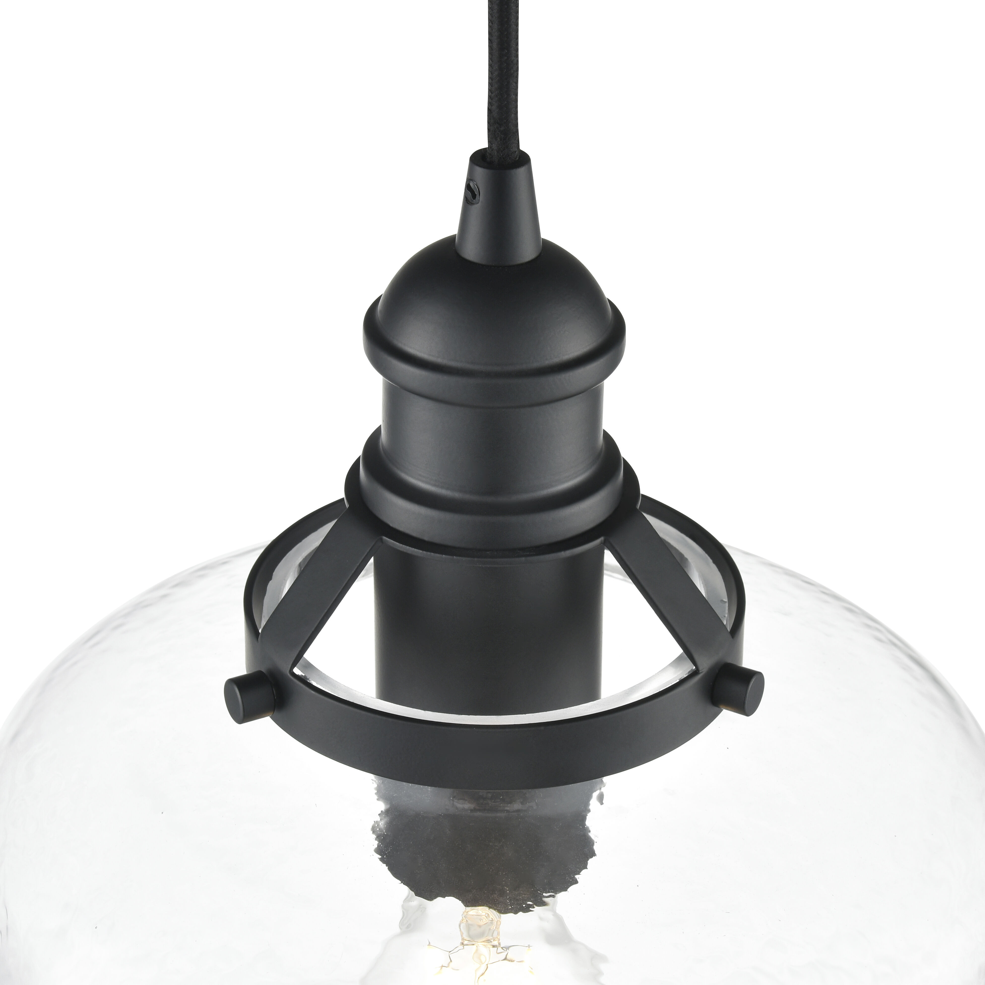 Khrisa 1 Light 10 inch Matte Black Pendant Ceiling Light