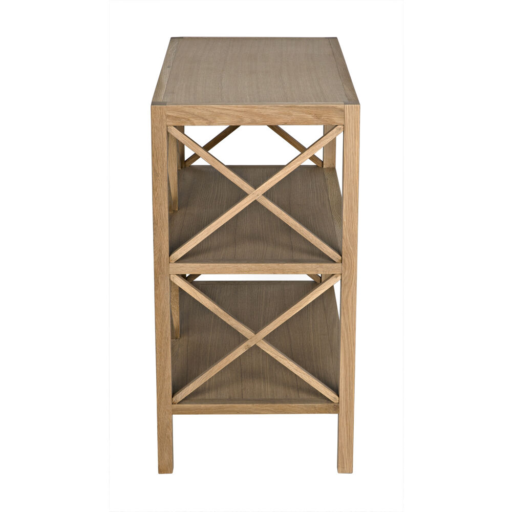 Nikolai 31.5 X 30 inch White Oak Side Table