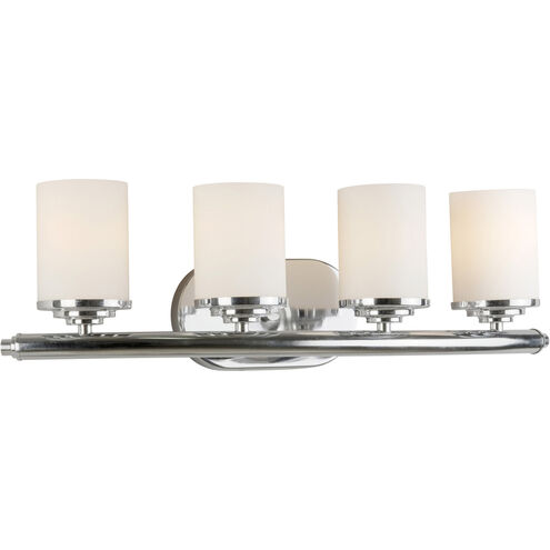 Ames 4 Light 24 inch Chrome Bath Bar Wall Light