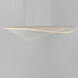 Manta LED 47 inch Gold Linear Pendant Ceiling Light