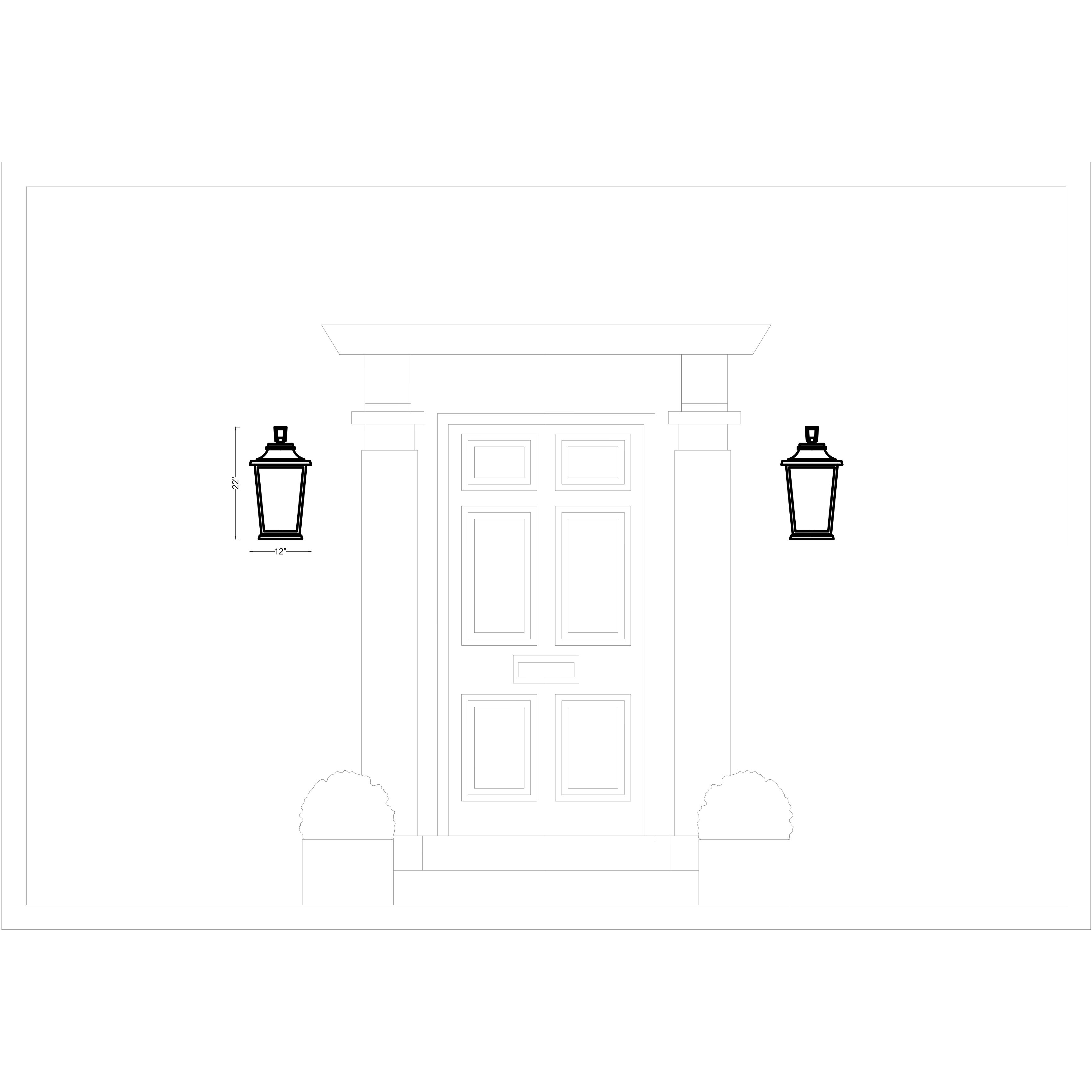 Sean Lavin Warren LED 12 inch Textured Black Outdoor Hanging Lantern