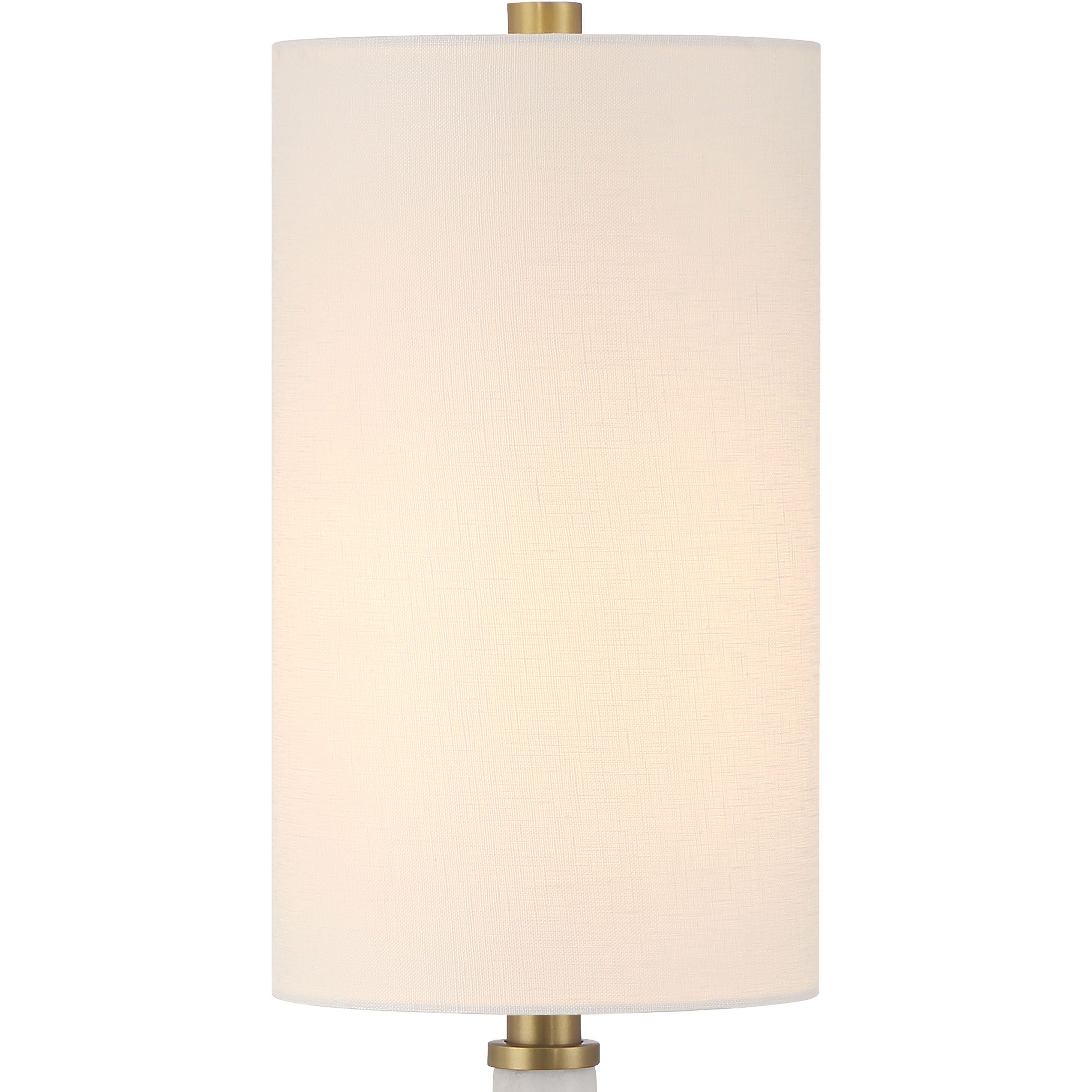 Munroe 31.75 inch 60.00 watt White/Antique Brass Table Lamp Portable Light