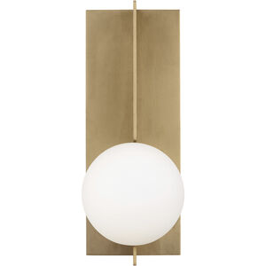 Sean Lavin Orbel 1 Light 6.7 inch Natural Brass Wall Sconce Wall Light in Incandescent