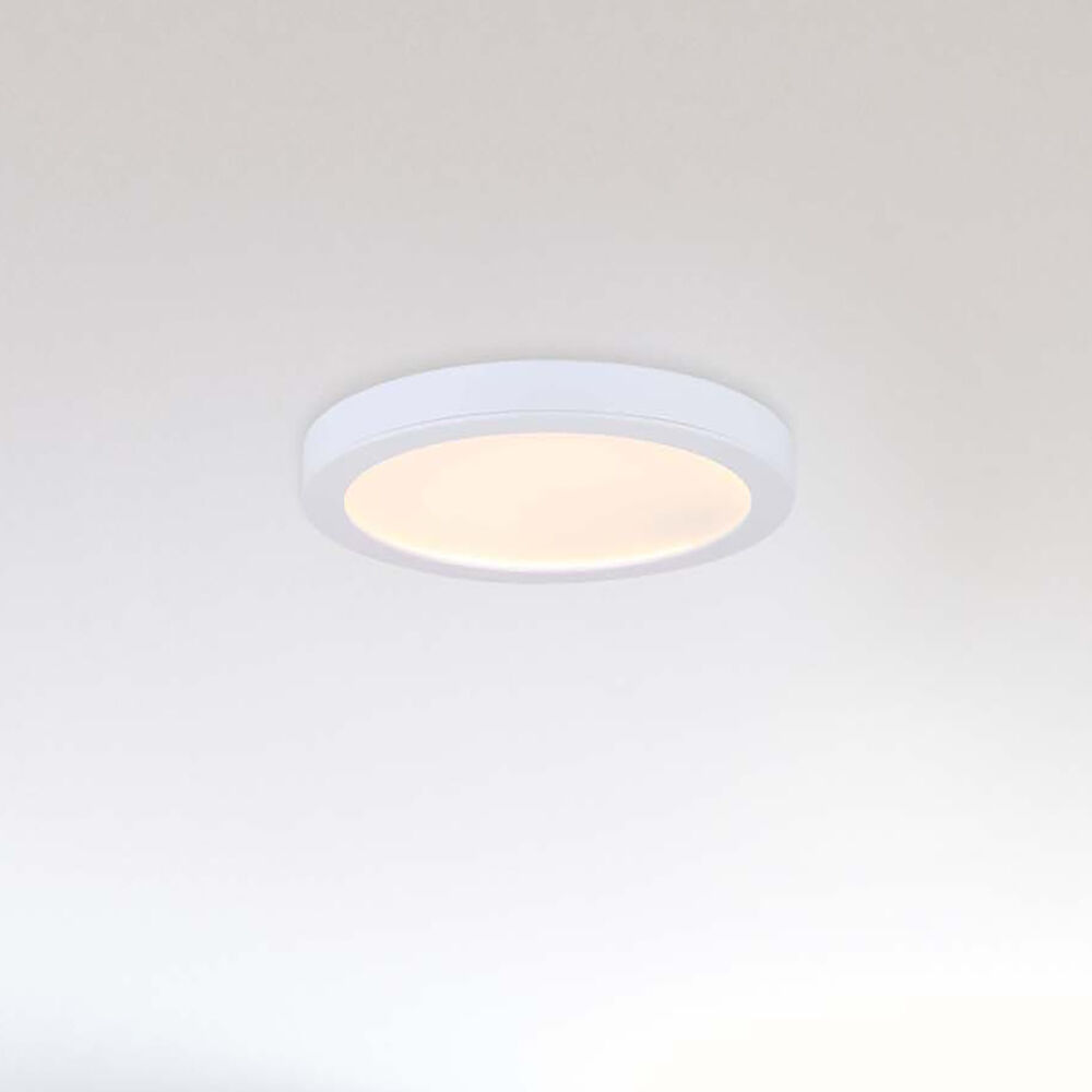 Low Profile LED 6 inch White Disk Light