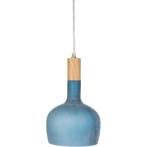 Storey 1 Light 9 inch Denim Pendant Ceiling Light