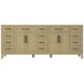 Virginia 84 X 35 inch Honey Brown Bathroom Vanity Cabinet