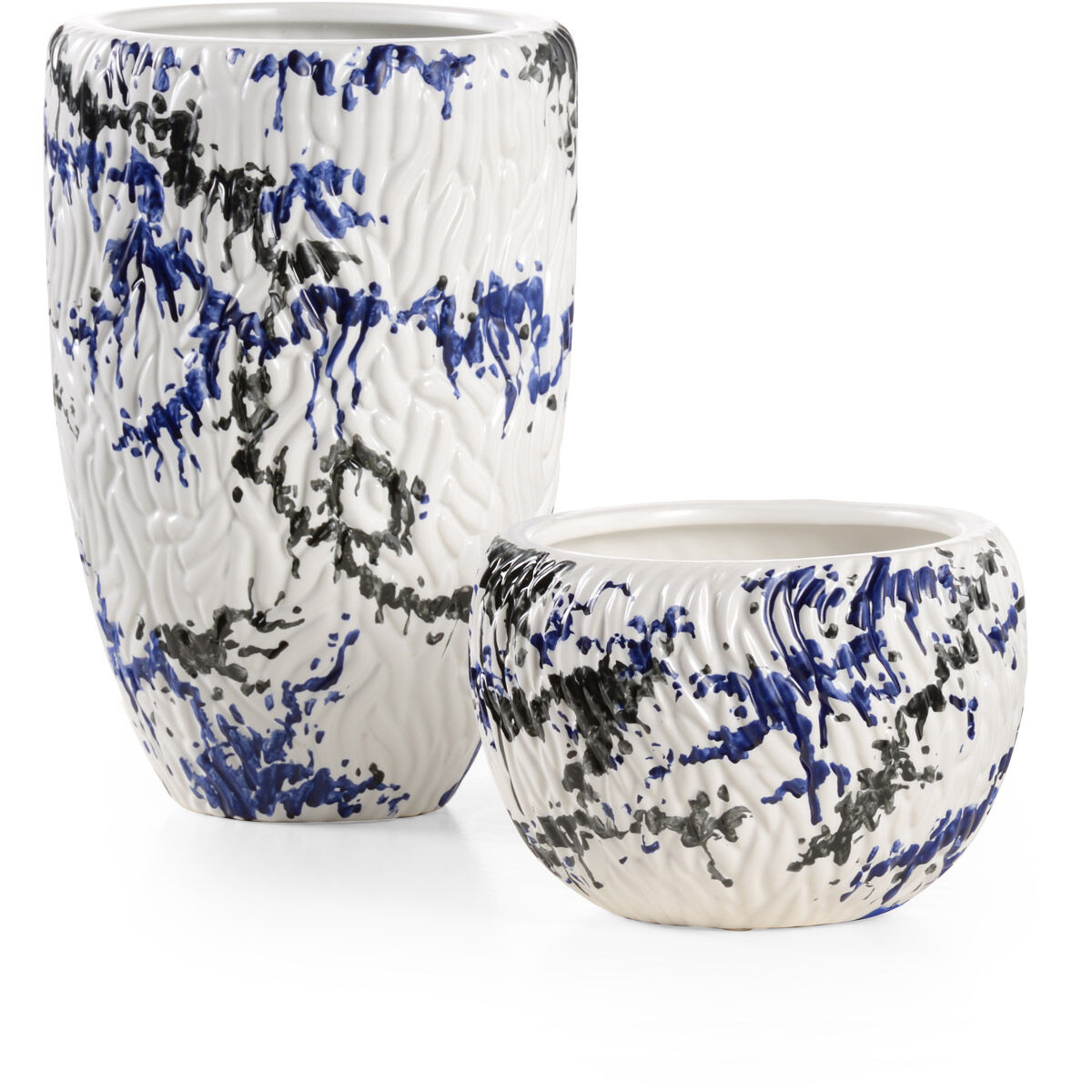 Wildwood 12 X 8 inch Vases, Set of 2