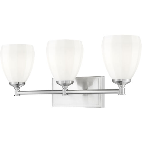 Oren 3 Light 24 inch Brushed Nickel Bath Vanity Light Wall Light
