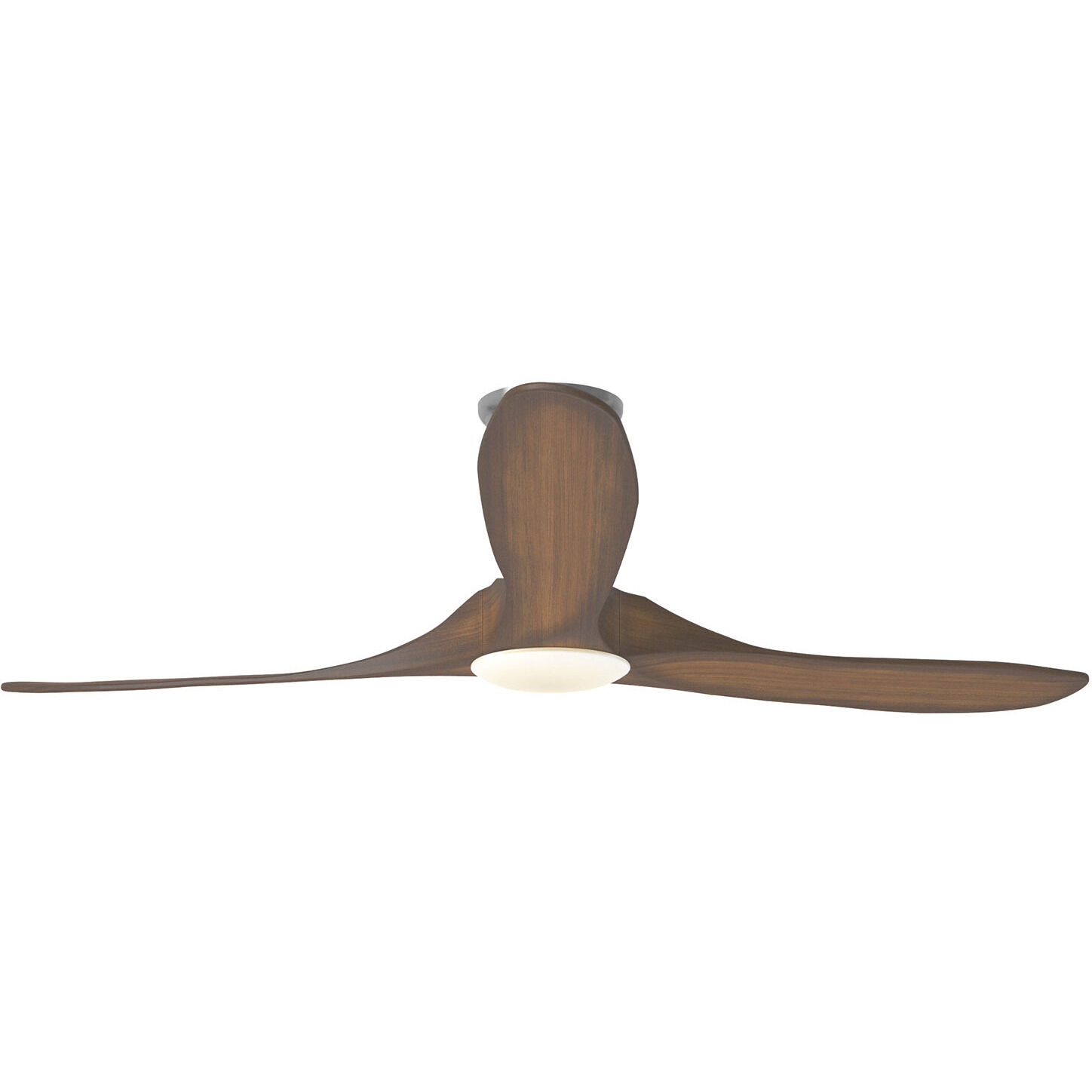 Maverick 60 inch Brushed Steel with Koa Blades Ceiling Fan