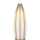 Parish 7 Light 57 inch White/Antique Brass/Silver Multi-Drop Pendant Ceiling Light