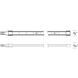 WAC 24VDC Strip Light 24 LED 12 inch Black Outdoor LED 24V Strip Light in 2700K Warm LED, WAC Lighting