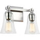 Sean Lavin Monterro 2 Light 13.5 inch Satin Nickel Vanity Light Wall Light