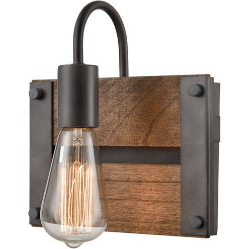 Austin 1 Light 8.5 inch Aged Gun Metal Sconce Wall Light