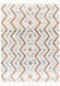 Loopy 108 X 79 inch Light Grey Rug, Rectangle