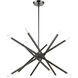 Soho 12 Light 28 inch Black Chrome Chandelier Ceiling Light