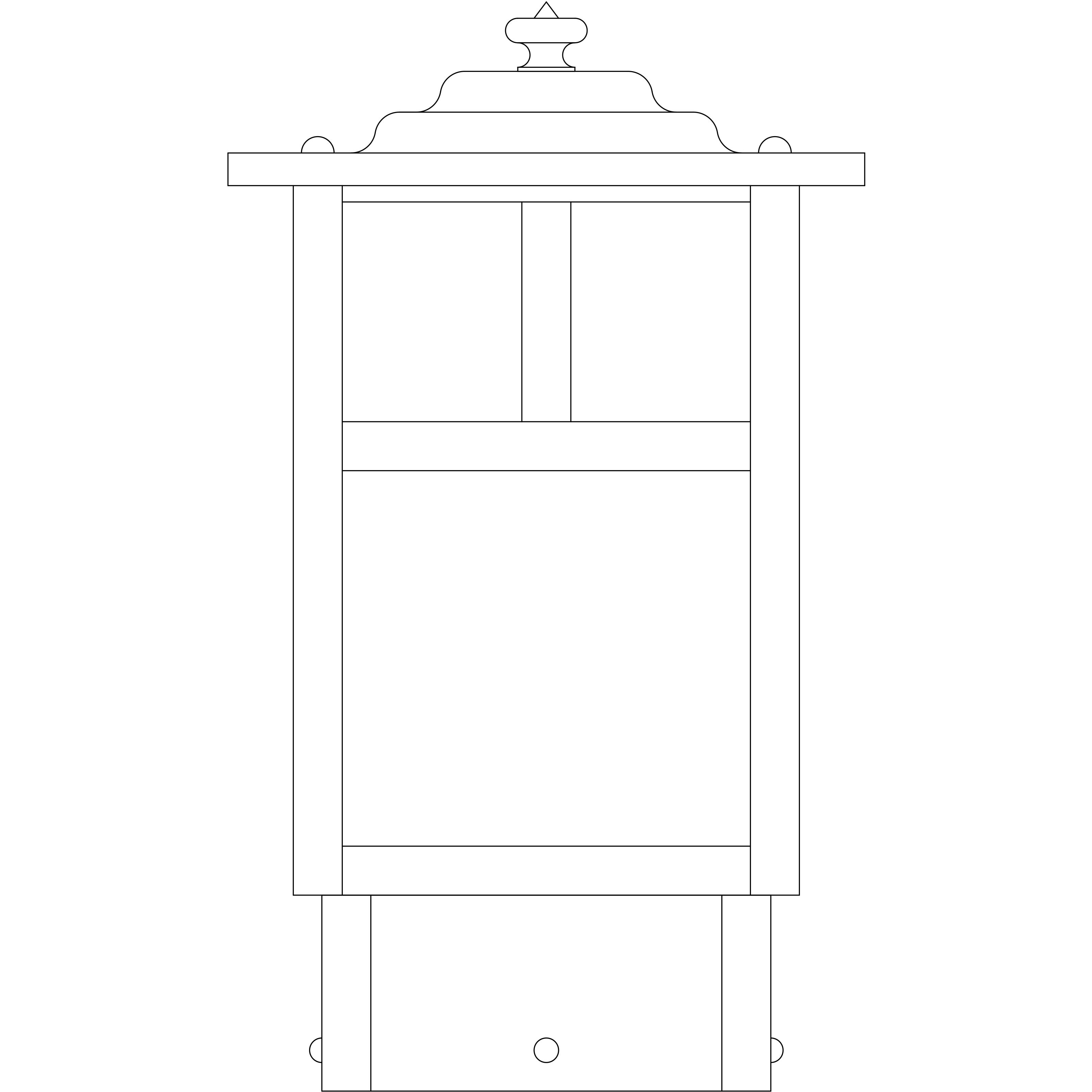 Mission 120V 60 watt Verdigris Patina Landscape Light in White Opalescent, T-Bar Overlay