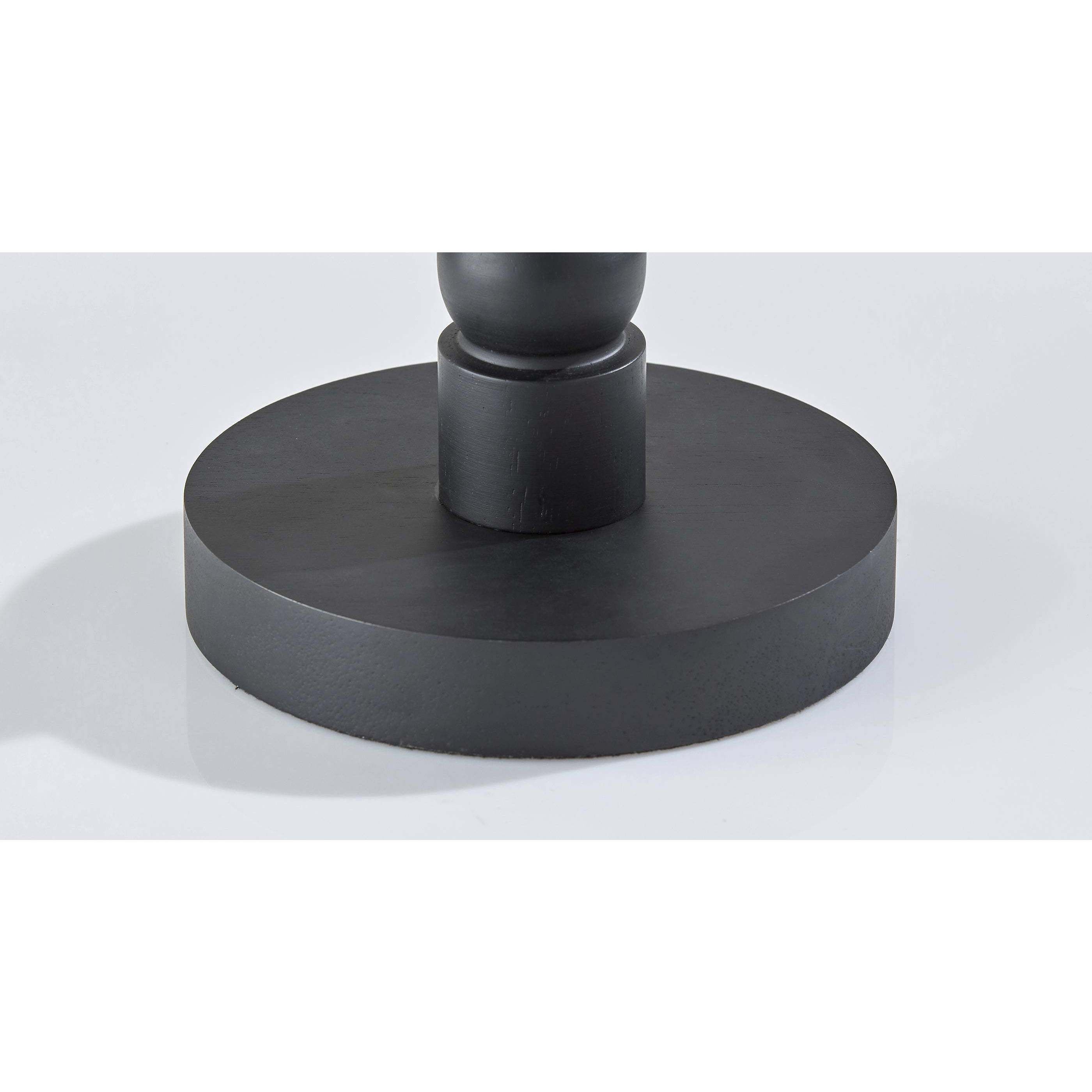 Norfolk 30 inch 40.00 watt Black Wood Table Lamp Portable Light