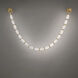 Entice 18 Light 2 inch Aged Brass Pendant Ceiling Light in 3000K