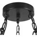 Cortez 37 inch Urban Bronze Chandelier Ceiling Light