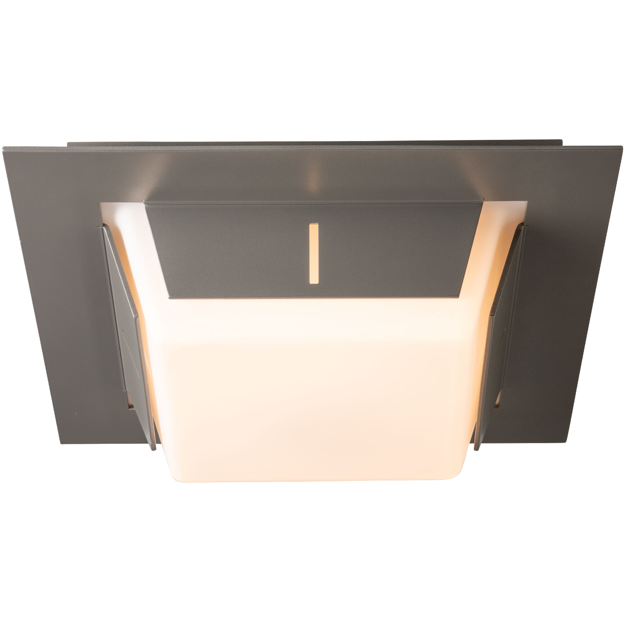 Linea LED 16 inch Coastal Burnished Steel Outdoor Flush Mount
