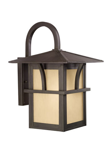 Medford Lakes 1 Light 17 inch Statuary Bronze Outdoor Wall Lantern, Large