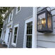 Heritage Anchorage Outdoor Wall Mount Lantern in Aged Zinc, Non-LED, Medium