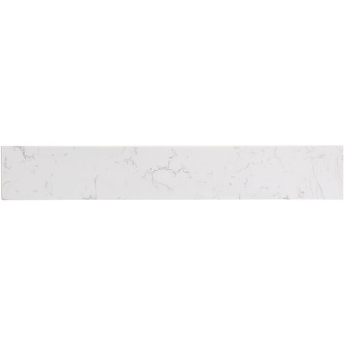 Backsplash 24 X 1 X 4 inch Calacatta White Bathroom Vanity Backsplash