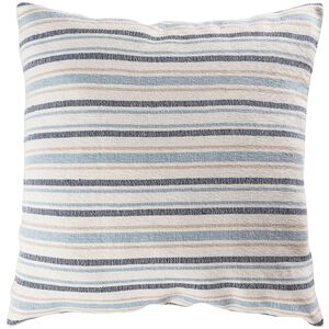 Mossley 24 X 5.5 inch Blue with Crema Pillow, Cover Only