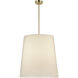 Dalia 1 Light 20 inch Aged Brass Pendant Ceiling Light