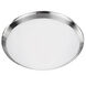 Malta LED 12 inch Brushed Nickel Flush Mount Ceiling Light