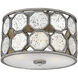 Lara LED 15 inch Brushed Silver Indoor Flush Mount Ceiling Light