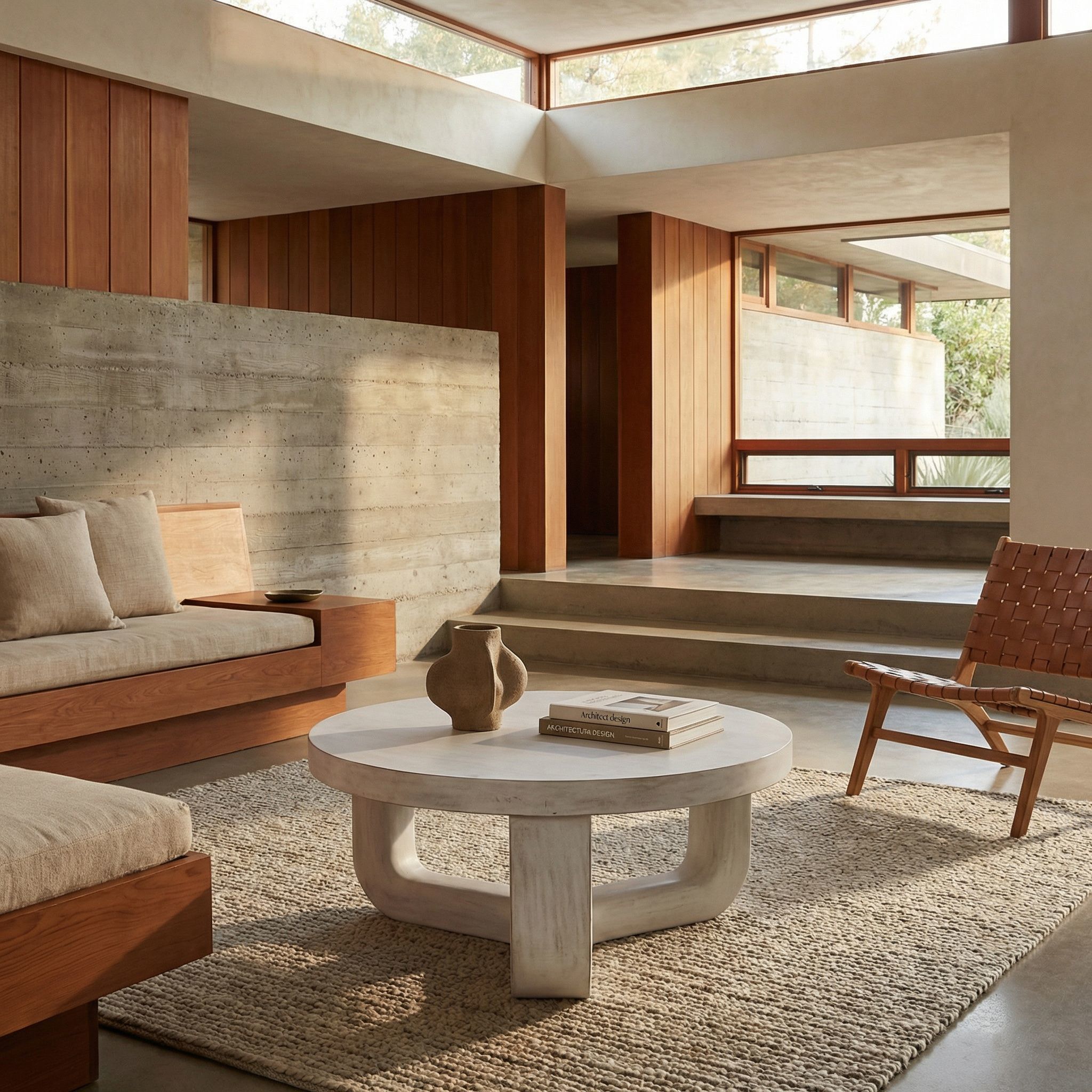 Joel 40 X 40 inch White Wash Coffee Table