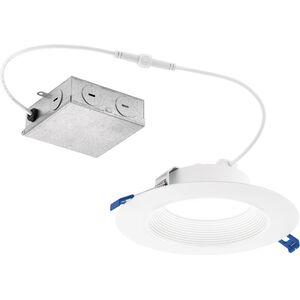 Direct To Ceiling Recessed Textured White Downlight