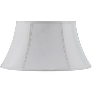 Swing Arm White 16 inch Shade Spider, Vertical Piped