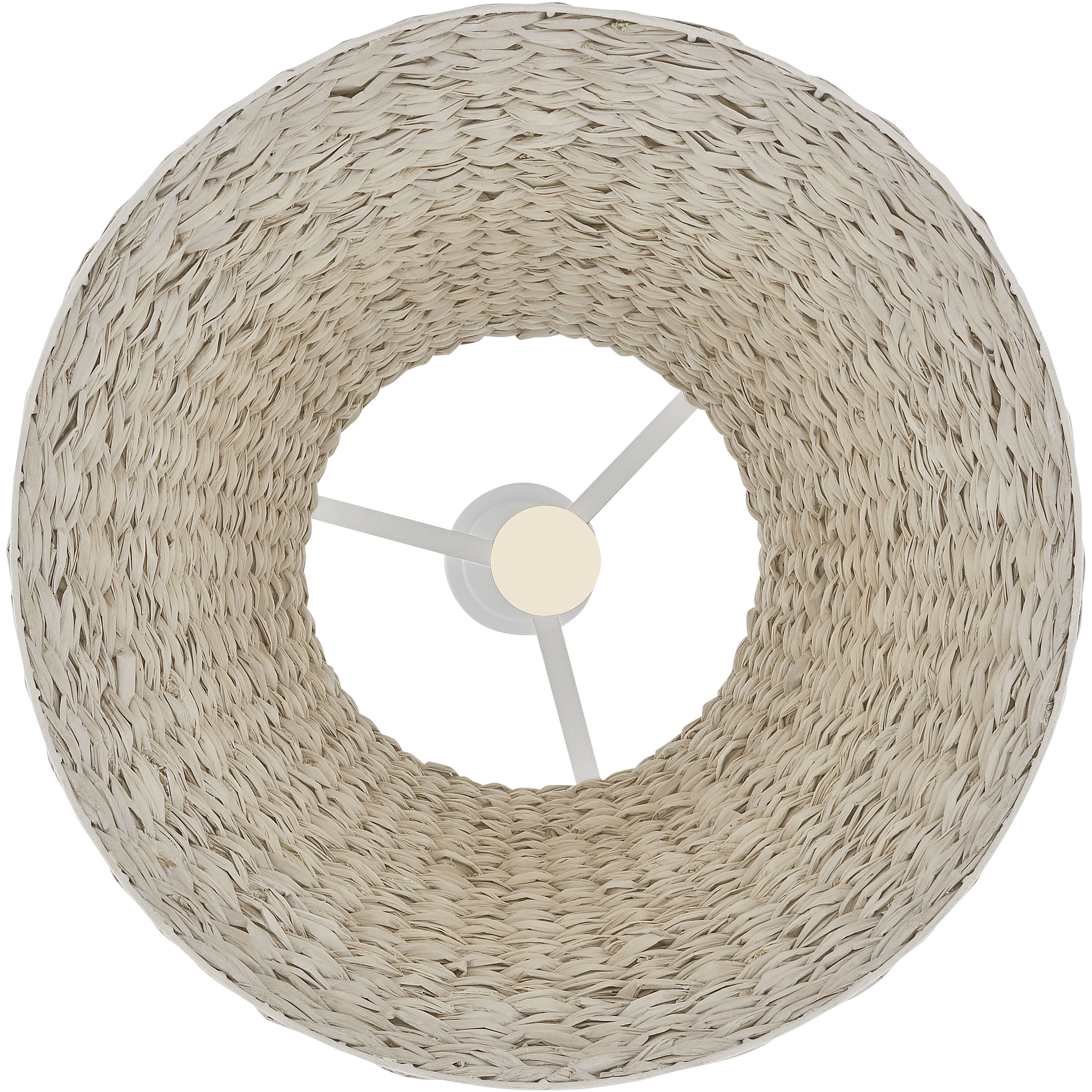 Seabrook 1 Light 24 inch Textured Plaster Chandelier Ceiling Light, Drum