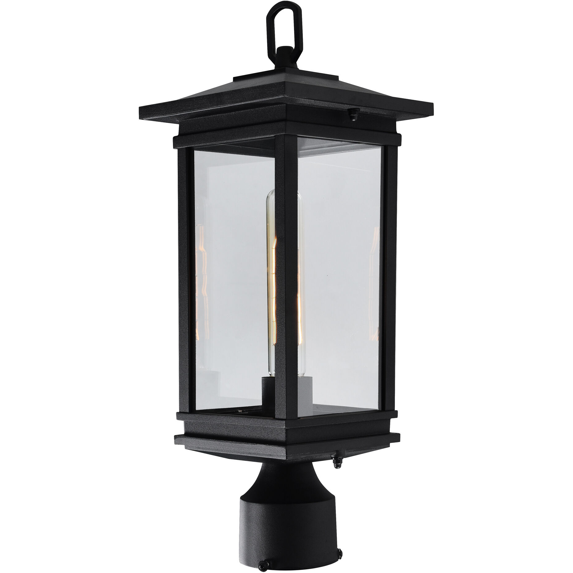 Oakwood 1 Light 17.5 inch Black Outdoor Lantern Head