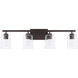 Greyson 4 Light 34 inch Bronze Vanity Light Wall Light