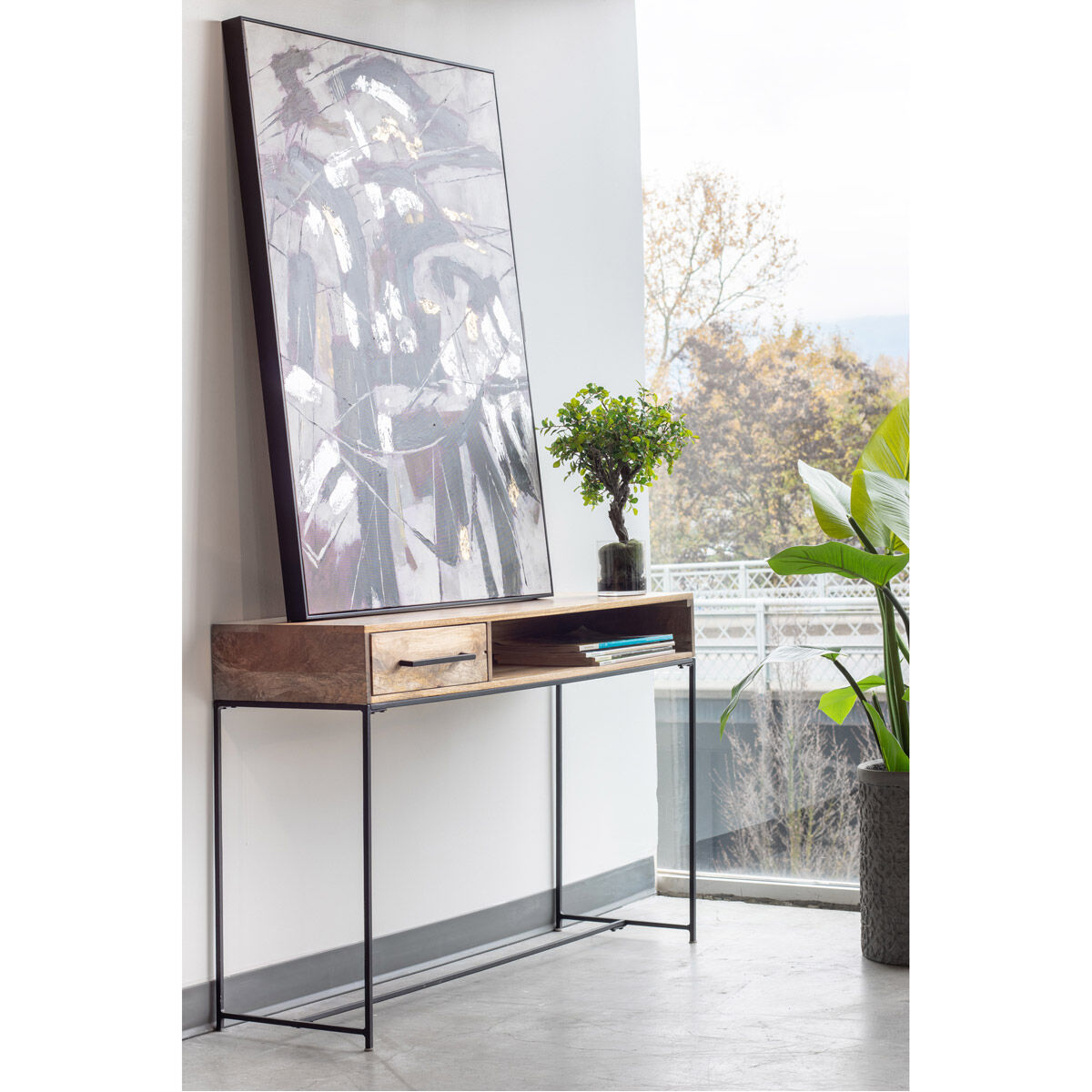 Colvin 50 X 15 inch Natural Console Table