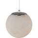 Stone LED 6 inch Brushed Nickel Pendant Ceiling Light