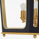 Loire 8 Light 19.5 inch Matte Black and Brushed Brass Pendant Ceiling Light