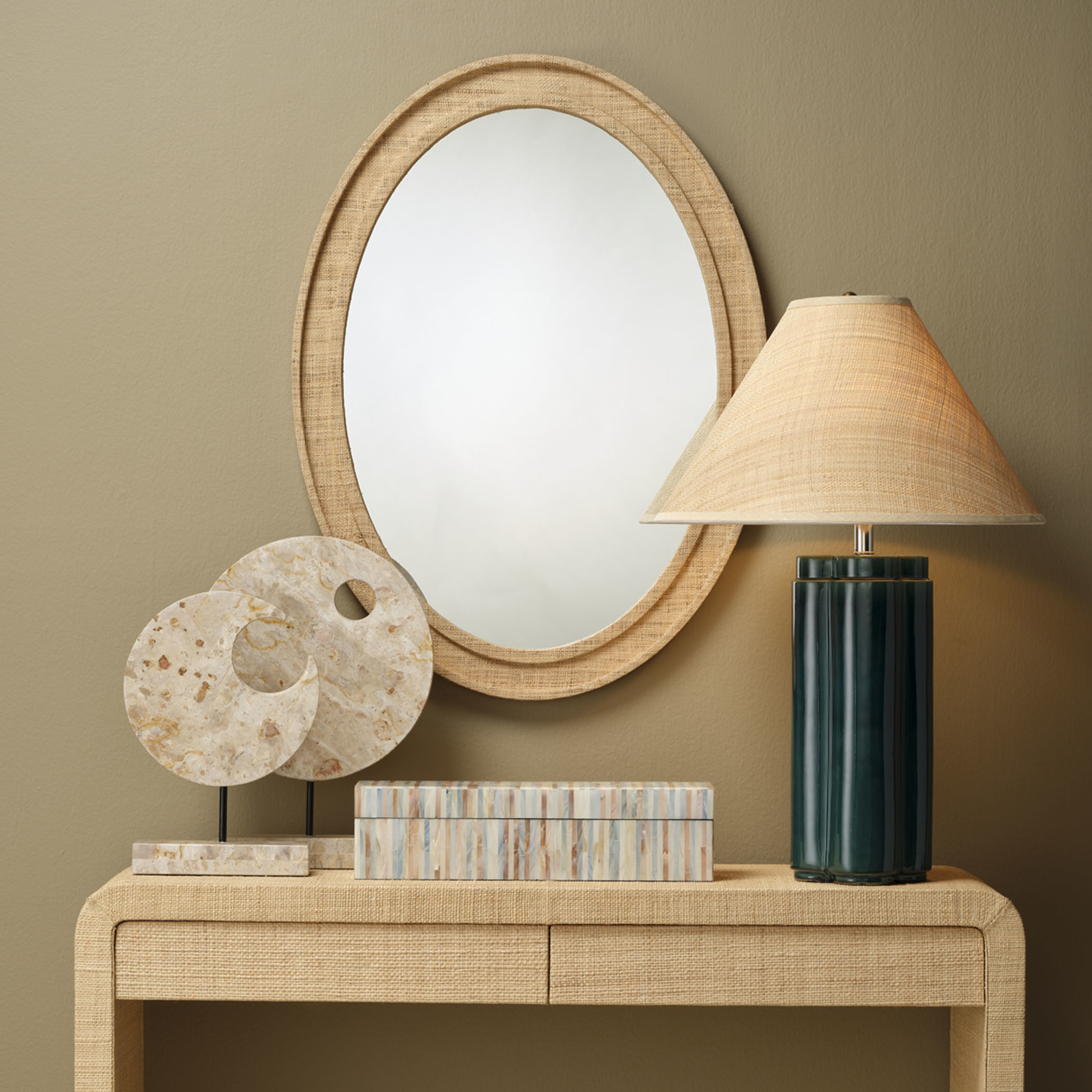 Valley 35 X 26 inch Natural Wall Mirror