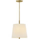 Clive Pendant Ceiling Light in Heritage Brass