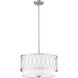 Dalton 3 Light 17 inch Brushed Nickel Pendant Ceiling Light