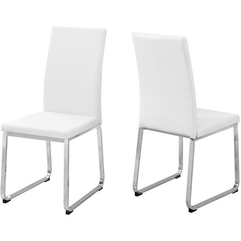 Plymouth White Dining Chair, 2-Piece Set