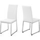 Plymouth White Dining Chair, 2-Piece Set