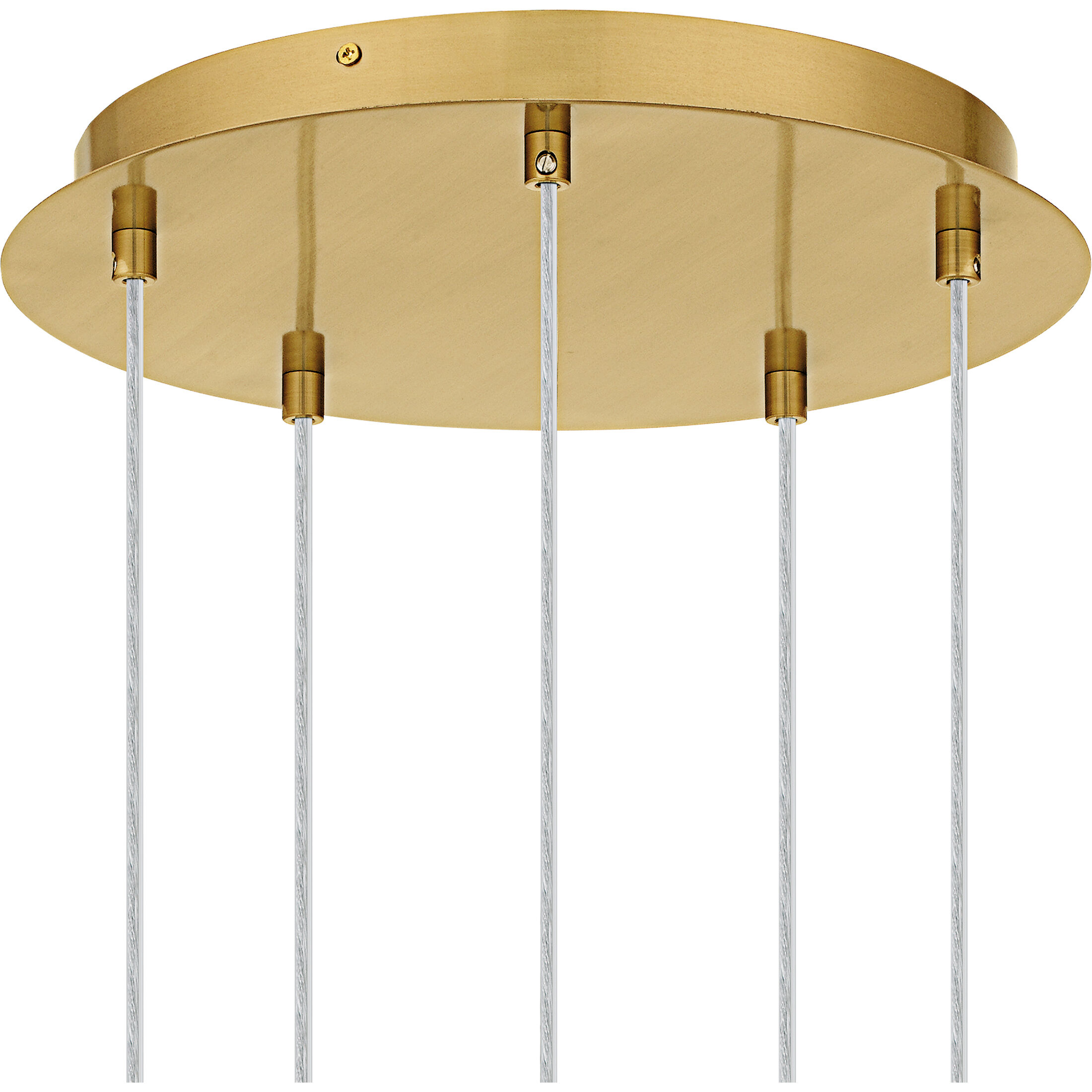 Skye LED 14.5 inch Brushed Gold Pendant Ceiling Light